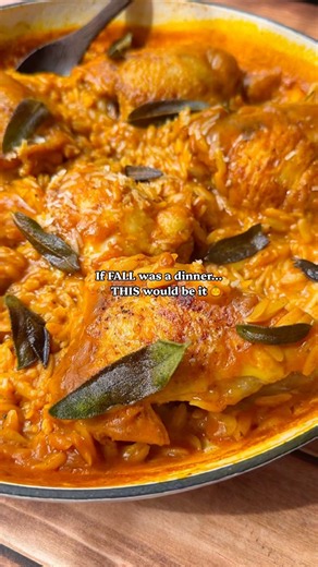 If FALL Was a Dinner… It Would Be This 🎃🍂 #fallfood #pumpkinrecipe #dinner
