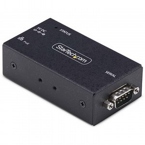 I13P-SERIAL-ETHERNET シリアル変換デバイスサーバー/1ポート/RS-232C - イーサネット接続/PoE対応/メタル筐体/壁面 DINレールマウント/DB9 ネットワーク変換アダプター 1個 StarTech.com 【通販モノタロウ】