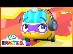 Flying Superhero Buster | Go Buster - Bus Cartoons & Kids Stories