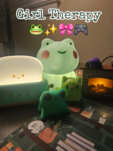 Girl Therapy 🐸✨🎀🎮 #cozy #Minecraft #pcgaming #girltherapy #gaming