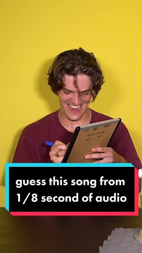 Guessing Songs from 1/8 Second of Audio Challenge