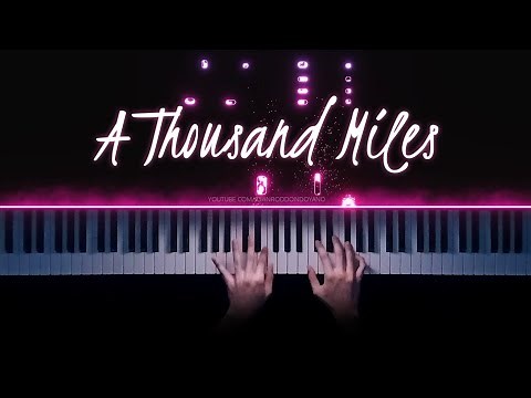 Vanessa Carlton - A Thousand Miles | Piano Cover with Strings (with Lyrics & PIANO SHEET)
