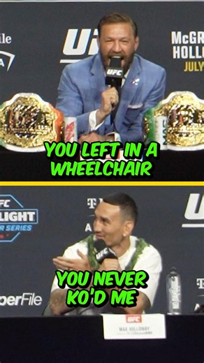 😬🎤 Conor McGregor And Max Holloway WENT OFF on Each Other Over Previous Fight in The UFC (UFC 329)