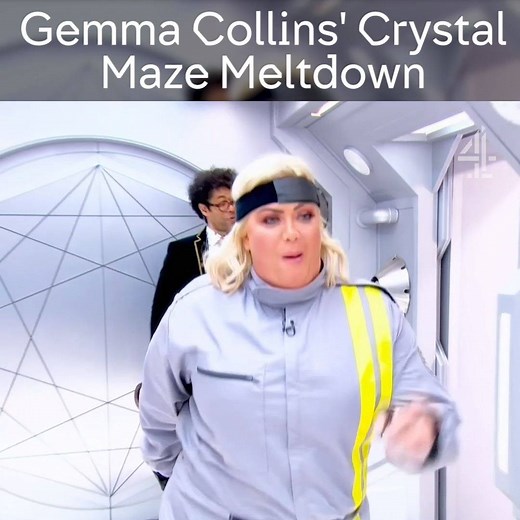 Gemma Collins on the Crystal Maze is everything you’d imagine and so much more. | Channel 4
