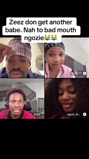 Zeez & Enzo Live: Zeez Don Get Another Babe? Ngozie Reaction
