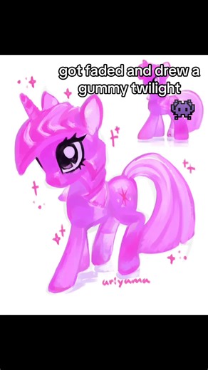 gummy twi 👾 i do have a matching rarity but it's kinda outdated its pinned pn my IG if u wanna see 👾 ill b posting requests soon #mlp #mlpart #speedpaint #painting #twilightsparkle