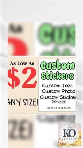 Custom Stickers (Personalized)