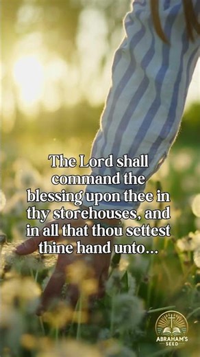 The Lord Shall Command The Blessing | Morning Scripture Inspiration