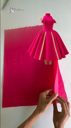 Beautiful Dress Design Cutting & Stitching easy methods #fashiondesign #sewing #westerndress