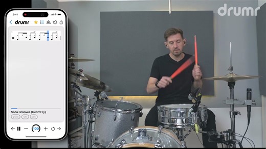 🥁🚀 Learn new grooves, fills, exercises, and songs—faster. In this quick walkthrough, Geoff shows how he uses Drumr to break down new scores on the kit, lock in tricky rhythms, and level up faster. ✅ Loop tough bars. ✅ Slow it down. ✅ Use increasing tempo mode to gradually speed up from your starting to target tempo, based on your chosen reps and tempo ramp. ✅ Built for quick, intuitive navigation—within scores and throughout the app. ✅ Practice smarter to get better results. Unleash your drumm