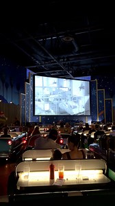 Walking into the Sci-Fi Dine-In Theater Restaurant at Disney's Hollywood Studios! #waltdisneyworld #disneyshollywoodstudios #scifidineintheater #seewdw | See WDW