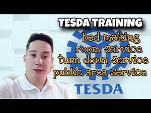 TESDA TRAINING ! BED MAKING ,ROOM SERVICE, TURN DOWN SERVICE AND PUBLIC AREA CLEANING PROCEDURE!