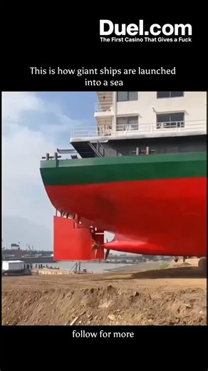 explainer Area on Instagram: "A new ship is launched by first securing its hull on a cradle resting on slipways—sloping structures on land—and then lubricating the slipways to reduce friction. At the appointed time, the supports are released, and gravity causes the ship to slide down the slipway into the water, a dramatic process known as end launching or sometimes side launching for large vessels. Follow us @anything.explaining #ShipLaunch #EndLaunch #SideLaunch #SlipwayLaunch #ShipBuilding #Gr