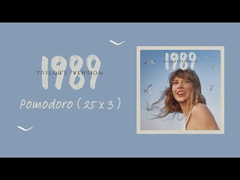 Taylor Swift - 1989 (Deluxe Edition) Pomodoro 25x3