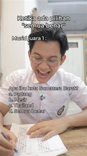 When there are options on the test, all are correct #shaideography