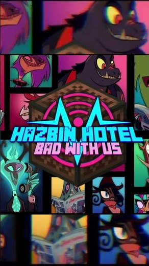 Bad With Us -Hazbin Hotel(Note Block Studio Cover)| Minecraft | RaptorWader #minecraft #hazbinhotel