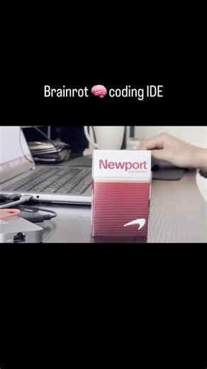 xtract.ai on Instagram: "Chad IDE is the brainrot code editor. AI coding takes 1–5 min between prompts—too long to ignore, too short to start something new. Chad integrates your brainrot (X, IG, Stake, Tinder, etc) into your agentic coding workflow and helps to manage your context-switching. Less doom-scrolling. More shipping."