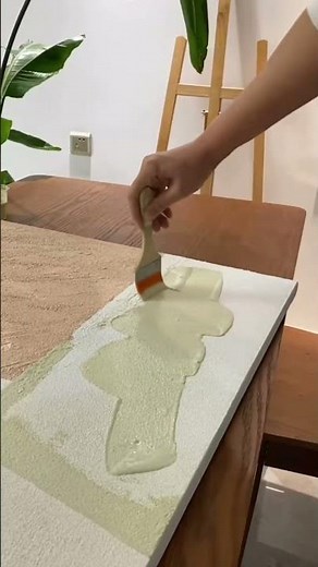 How to create a sophisticated abstract painting? | Hand-drawing tutorial #handpainted #abstraction