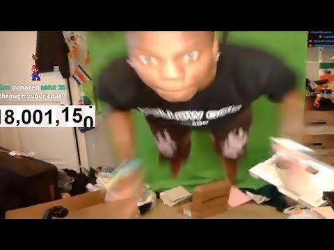 IShowSpeed jumps into his computer