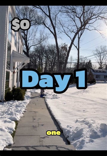 Day one of trying to make as much money as possible from snow shoveling #entrepreneur #sidehustle #maclanepowerwashing #teenentrepreneur #fyp
