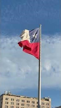 What Chile’s Flag Means 🇨🇱 (23m x 18m!) #travel #shorts