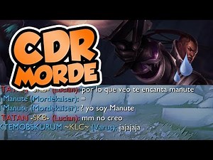 ¡LLORA HASTA QUE DESCUBRE QUE SOY MANUTE! CDR MORDEKAISER