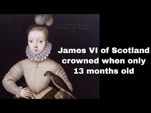 29th July 1567: James VI crowned king of Scotland at just 13 months old