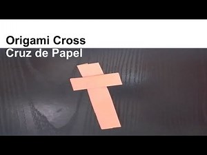 Learn How to Make an Origami Paper Catholic Christian Jesus Cross ✝️- Cómo Hacer una Cruz de papel †