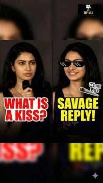 Reporter Asked About Kissing Scenes... Her Reply! 🤫 #manasavaranasi
