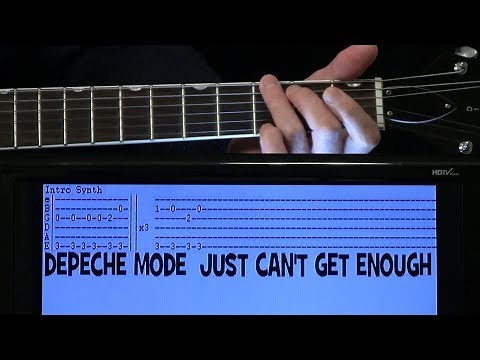 Depeche Mode Just Can't Get Enough Guitar Chords Lesson & Tab Tutorial