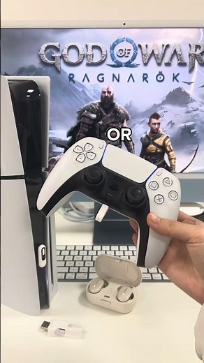 Way to use your Bluetooth earbuds on PS5 #ps5 #playstation #bluetooth #bluetoothadapter #gamesetup