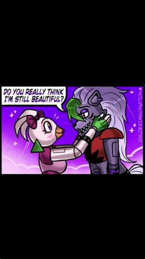 I Love These Comic Strips... #fnaf #chica #roxanne #shorts #fypyoutube