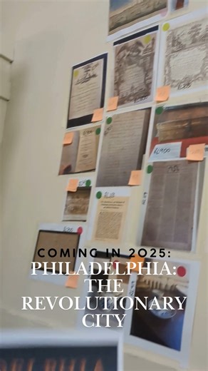 The museum team is hard at work to finish the object selections for our 2025 exhibition, Philadelphia: The Revolutionary City, inspired by the collaborative project with The Library Company of Philadelphia and Historical Society of Pennsylvania: https://therevolutionarycity.org/ | American Philosophical Society