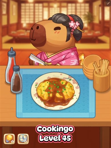 Cookingo🥪 Level 45 @Deynniie have fun!! 🎮 Nível 45 @KameVerso aproveita!! 🎮 #viral #fyp #cozygames #gamergirl #cookinggame