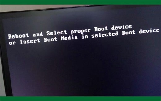 电脑开机显示···press a key解决办法