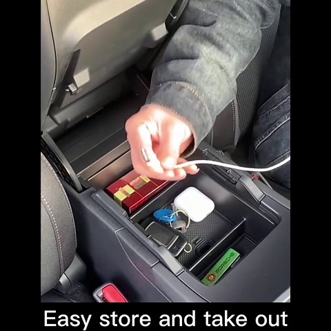 Car Center Console Organizer Tray for Lexus RX 2023 2024 2025 RX350 RX350h RX450h RX500h RX Hybrid Auto Interior Accessories Front Seat Middle Armrest Box Storage Bag Glove Hidden Accessory