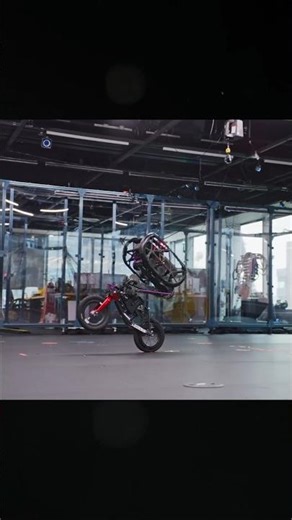 This bike rides itself and learns. #AI #Technology #Future #Robots #Innovation