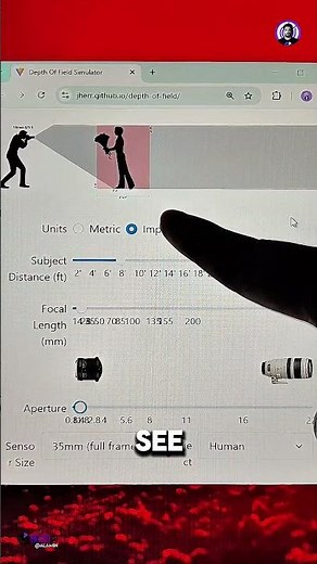 Interactive Depth Of Field Calculator & Visualizer