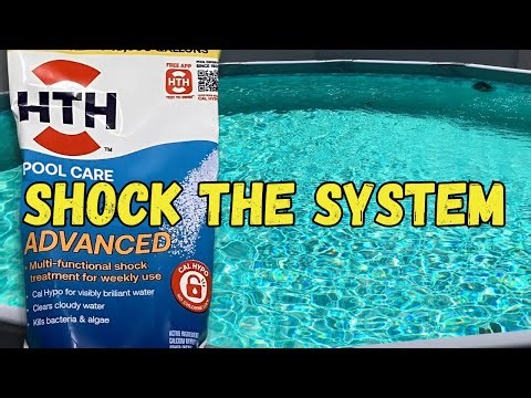 How to Use HTH Advanced Pool Shock | Step-by-Step Pool Cleaning Before Closing #poolcleaners #hth