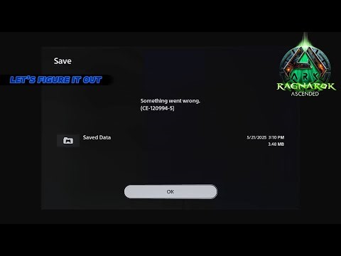RAGNAROK Crashing Error Message