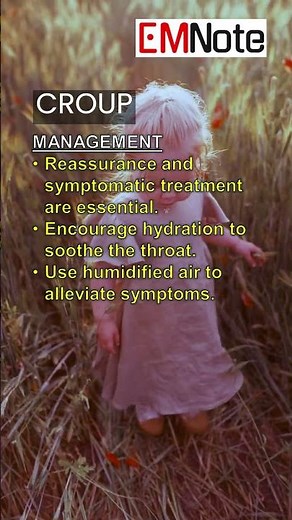 Croup Diagnosis and Management