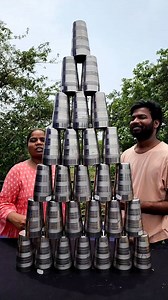 Amazing Pyramid Challenge #reels | Family Challenge