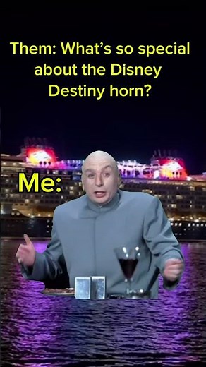 The REAL Reason Disney Destiny Cruise Ship Horn is SO Unique
