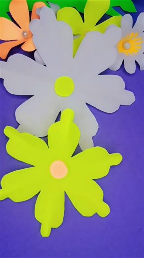 Easy Paper Flower/ Easy Paper craft #diy #artandcraft #craft #colourpapercraft #craftideas