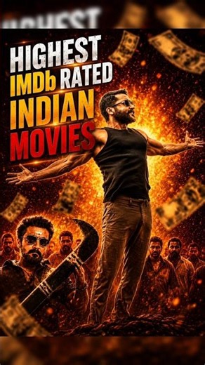 Top 10 highest IMDb rated Indian movies #shorts