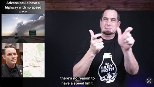 Arizona could have a highway with no speed limit; New study on Tyrannosaurus rex Subscribe to "The Daily Moth" app for more news stories! | The Daily Moth