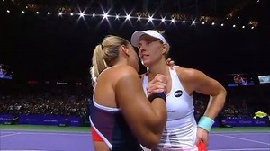 22K views · 262 reactions | Before they meet in the 3rd round of the US Open Tennis Championships, let's take a look back at when Angelique Kerber and Dominika Cibulkova battled it out at the 2016 WTA Finals Singapore! | WTA | Facebook