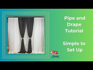Pipe and Drape / Backdrop Tutorial