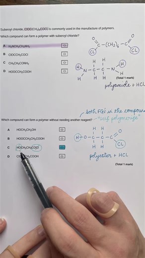 Condensation Polymers AQA Exam Review Video