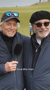 686K views · 17K reactions | ‘I love this man’ - great friends and Hollywood actors, Andy Garcia and Michael Douglas at the 2024 #dunhilllinks last week | Alfred Dunhill Links Championship | Facebook